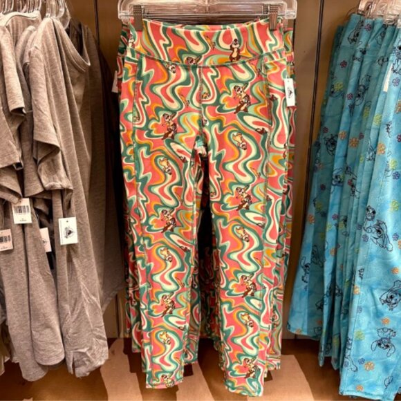 Brand New Genuine Disney Parks Merchandise Chip ‘n’ Dale Retro-Style Leggings - Picture 8 of 13
